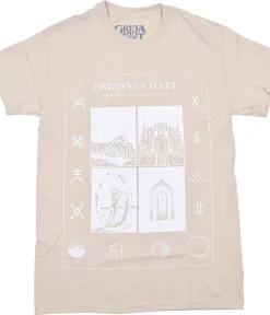 Best Greta Van Fleet Album Illustration Sand T-Shirt T-Shirt | Greta Van Fleet