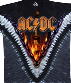 Sale Hells Bells Tie-Dye T-Shirt T-Shirt | Ac-Dc