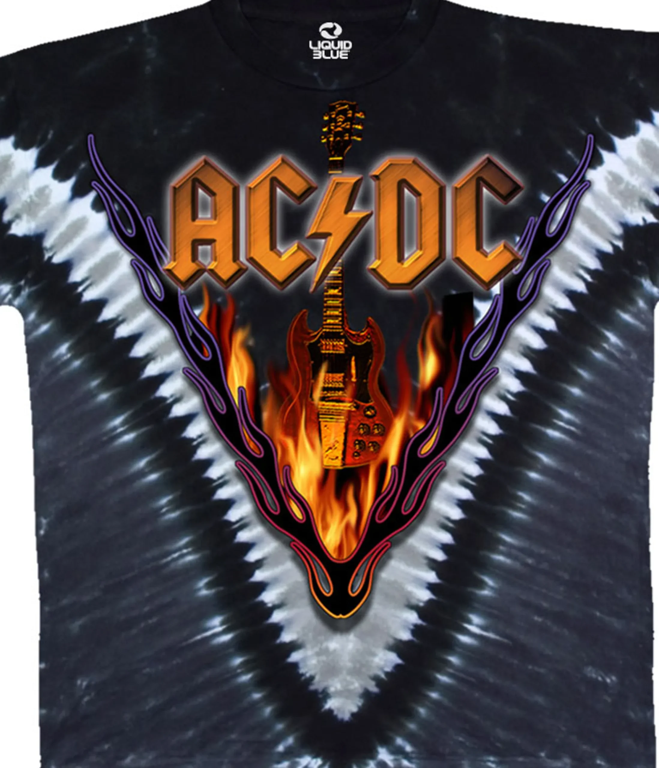 Sale Hells Bells Tie-Dye T-Shirt T-Shirt | Ac-Dc