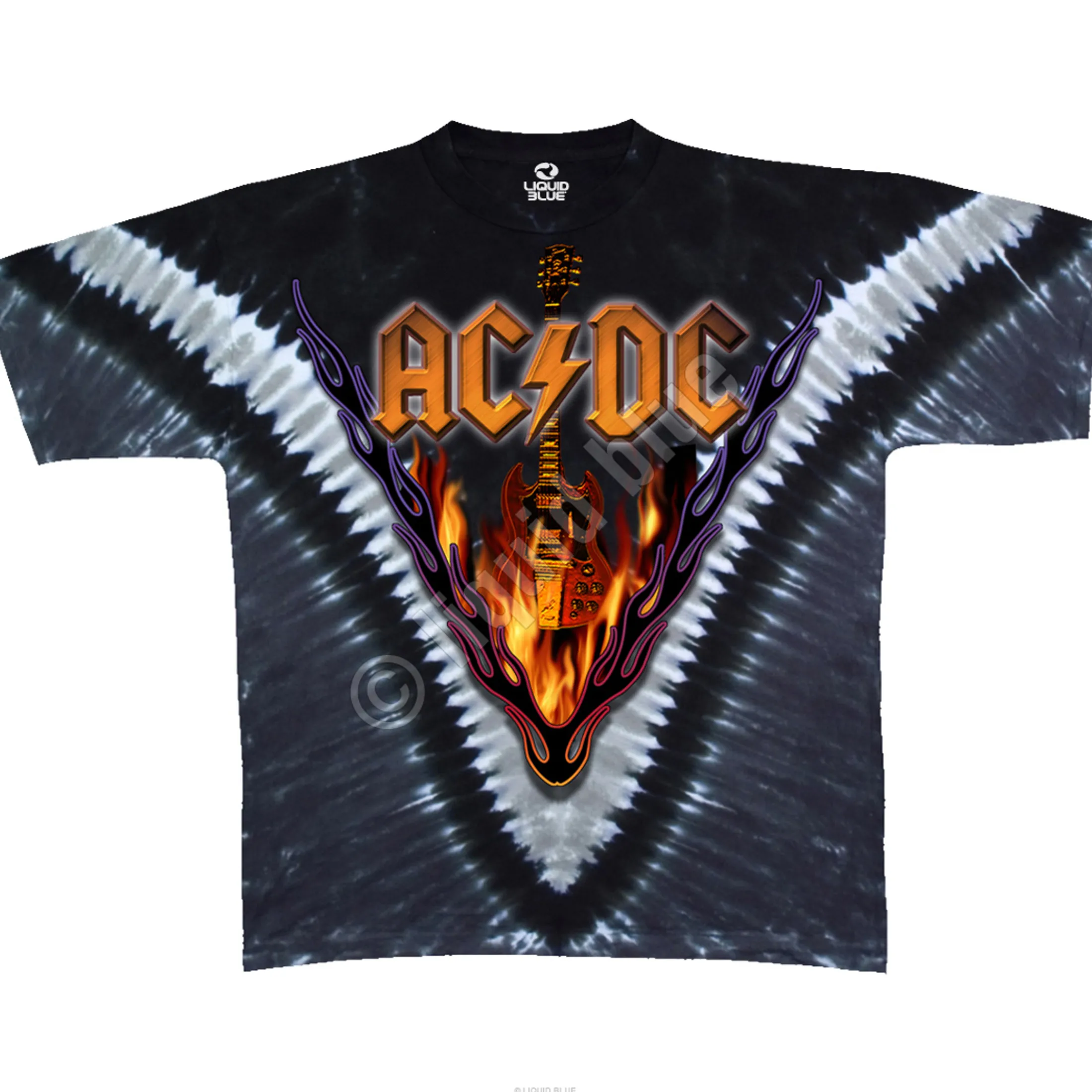 Sale Hells Bells Tie-Dye T-Shirt T-Shirt | Ac-Dc