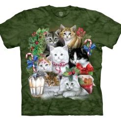 Hot Holiday Kittens Classic Cotton T-Shirt T-Shirt | Christmas