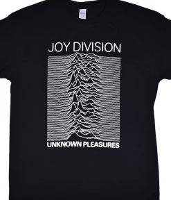 Online Joy Division Unknown Pleasures Black T-Shirt T-Shirt | Joy Division