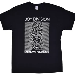 Online Joy Division Unknown Pleasures Black T-Shirt T-Shirt | Joy Division