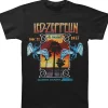 Best Led Zeppelin Inglewood Black T-Shirt T-Shirt | Led Zeppelin