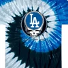 New Los Angeles Dodgers Steal Your Base Tie-Dye T-Shirt T-Shirt | Los Angeles Dodgers