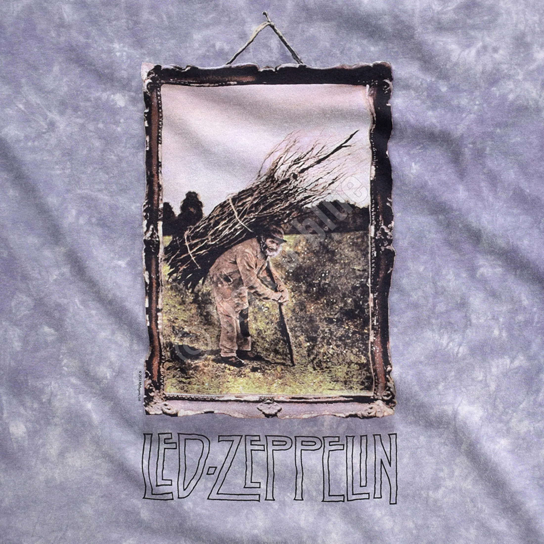 Sale Man With Sticks Tie-Dye T-Shirt T-Shirt | Led Zeppelin