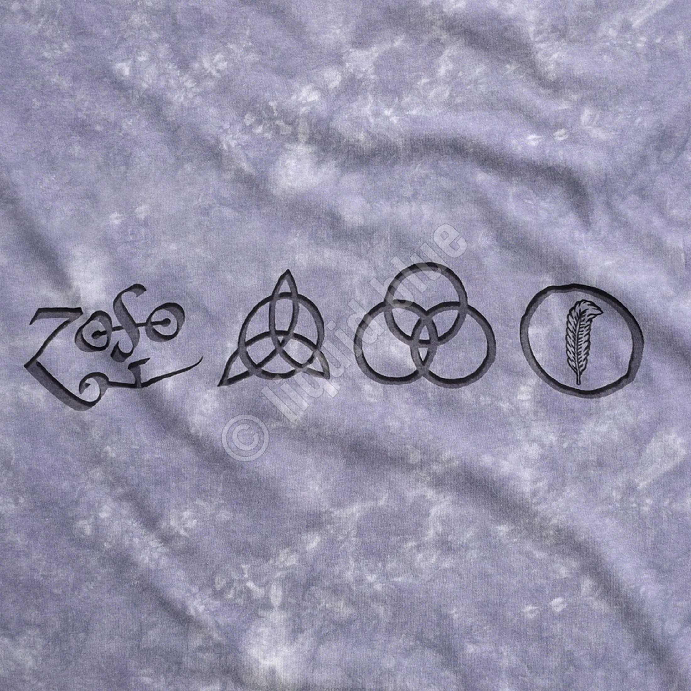 Sale Man With Sticks Tie-Dye T-Shirt T-Shirt | Led Zeppelin