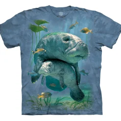 Discount Manatees Collage Classic Cotton T-Shirt T-Shirt | Aquatic