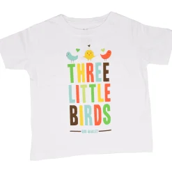 Clearance Marley Bird Hearts Toddler White T-Shirt Kids Toddler | Rastafari Art