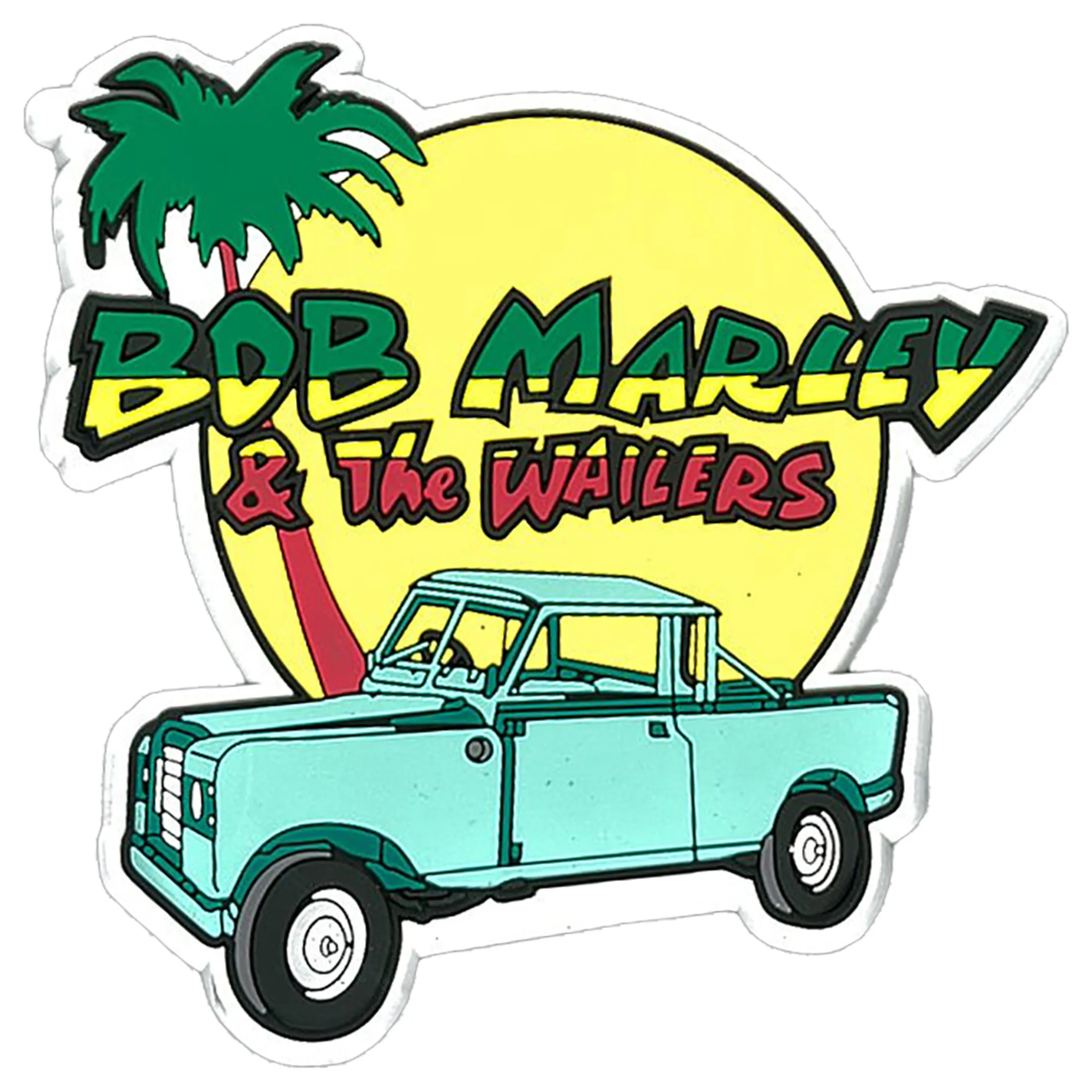 New Marley Jeep Magnet Rastafari Art | Bob Marley