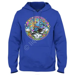Fashion Mod Max SYFace Blue Hoodie Hoodie | Grateful Dead