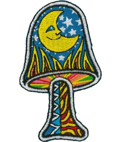 Outlet Moon Mushroom Patch Patches | Space