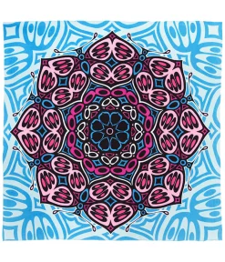 Outlet Moth Mandala Bandana Bandanas | Liquid Blue
