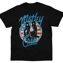 Outlet Motley Crue Vintage Girls Studs Black T-Shirt T-Shirt | Motley Crue