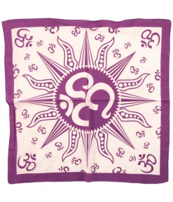 New Om Sun Purple Bandana Bandanas | Liquid Blue