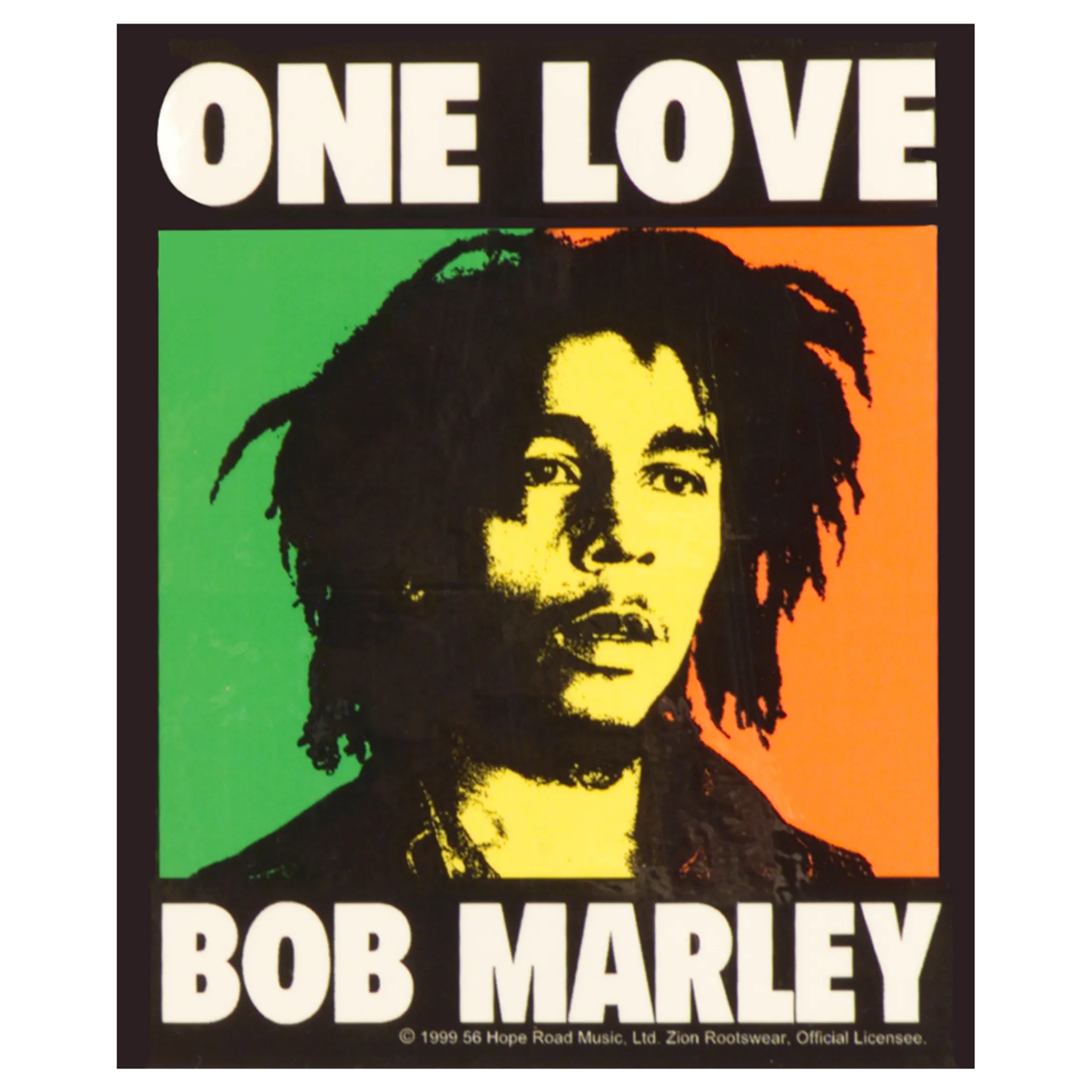 Hot One Love Sticker Rastafari Art | Bob Marley