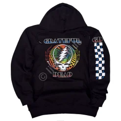 Fashion Optic SYF Black Sleeve Printed Hoodie Hoodie | Grateful Dead