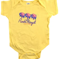 Clearance PF Three Pigs Yellow Onesie Kids Onesies | Pink Floyd