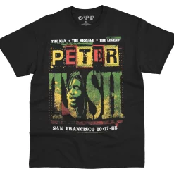 Outlet Poster Black T-Shirt T-Shirt | Peter Tosh