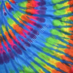 Clearance Rainbow Blue Streak Unprinted Tie-Dye T-Shirt Unprinted Tie-Dyes | Unprinted Tie-Dye