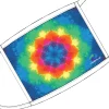 Online Rainbow Mandala Face Covering Face Coverings | Liquid Blue