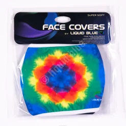 Online Rainbow Mandala Face Covering Face Coverings | Liquid Blue