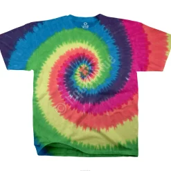 Best Rainbow Spiral Unprinted Tie-Dye T-Shirt Unprinted Tie-Dyes | Unprinted Tie-Dye