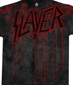 Clearance Raining Blood Tie-Dye T-Shirt T-Shirt | Slayer