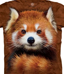 Clearance Red Panda Portrait Kids' T-Shirt Kids Youth | Wild Animals