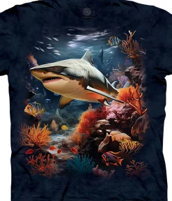 Fashion Reef Ruler Shark Classic Cotton T-Shirt T-Shirt | Aquatic