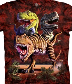 Sale Rex Collage Classic Cotton T-Shirt T-Shirt | Dinosaurs
