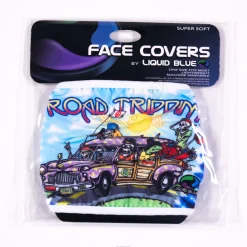 Best Road Trippin Face Covering Face Coverings | Liquid Blue