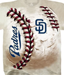 Fashion San Diego Padres Hardball Tie-Dye T-Shirt T-Shirt | San Diego Padres