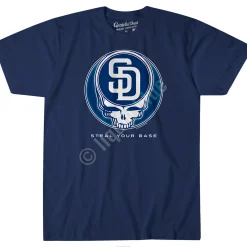Online San Diego Padres Steal Your Base Navy Athletic T-Shirt Athletic T-Shirt | San Diego Padres