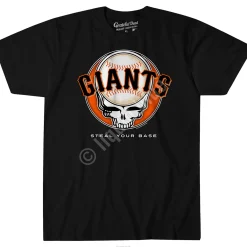 Outlet San Francisco Giants Steal Your Base Black Athletic T-Shirt Athletic T-Shirt | San Francisco Giants