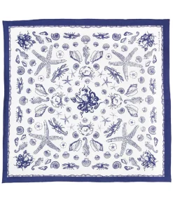 Outlet Sea Creatures Blue Bandana Bandanas | Liquid Blue