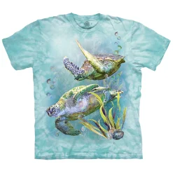 Clearance Sea Turtles Swim Classic Cotton T-Shirt T-Shirt | Aquatic