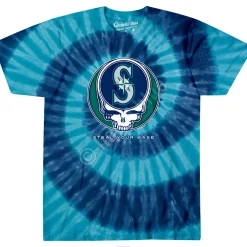 Clearance Seattle Mariners Steal Your Base Tie-Dye T-Shirt T-Shirt | Seattle Mariners