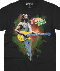 New Skanking Black T-Shirt T-Shirt | Peter Tosh