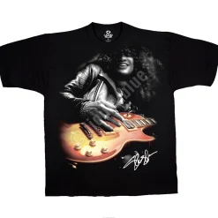 Hot Slash Guitar Black T-Shirt T-Shirt | Slash