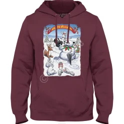 Best Snowman Bear Hoodie Hoodie | Snowman Bear