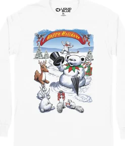 New Snowman Bear Long Sleeve T-Shirt Long Sleeve | Snowman Bear