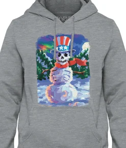 Hot Snowman Skeleton Hoodie Hoodie | Snowman Skeleton