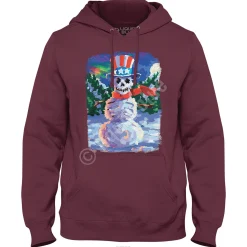 Hot Snowman Skeleton Hoodie Hoodie | Snowman Skeleton