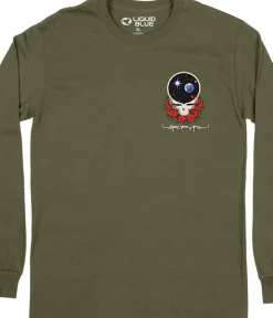 Hot Space Your Face Chest Long Sleeve T-Shirt Long Sleeve | Grateful Dead