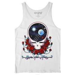 New Space Your Face White Tank Top T-Shirt Tank Top | Grateful Dead