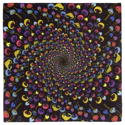 New Spiral Shroom 3D Bandana Bandanas | Liquid Blue