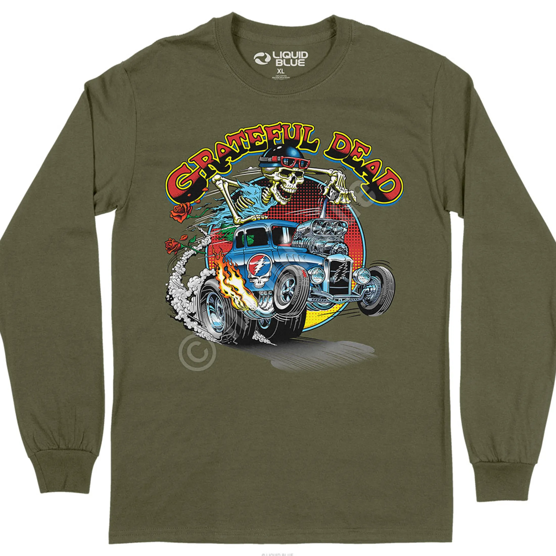 Best Steal Your Hot Rod Long Sleeve T-Shirt Long Sleeve | Grateful Dead