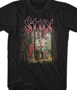 Online Styx Grand Illusion Black T-Shirt T-Shirt | Styx