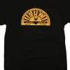 Fashion Sun Records Memphis Label Black T-Shirt T-Shirt | Record Label